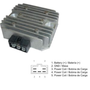 DZE Regulator Tensiune Suzuki Yamaha MBK DZE02351 releu incarcare