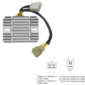 DZE Regulator Tensiune Ducati DZE02509 releu incarcare