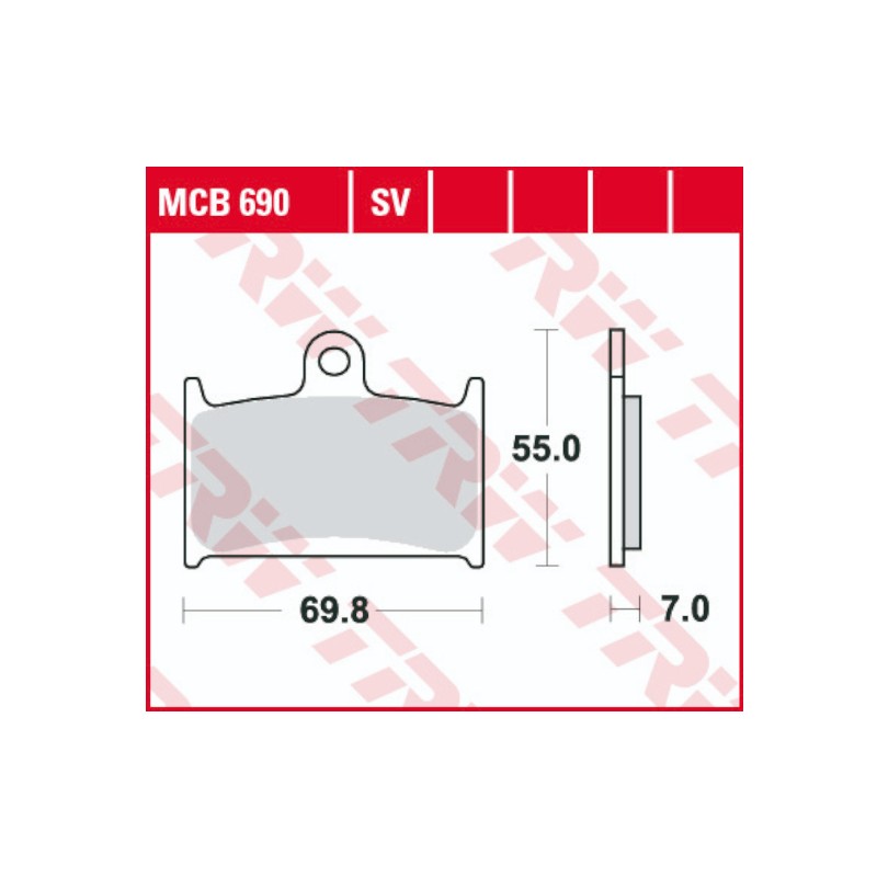 Placute Frana Fata Sinterizate TRW MCB690SV Suzuki GSF Bandit