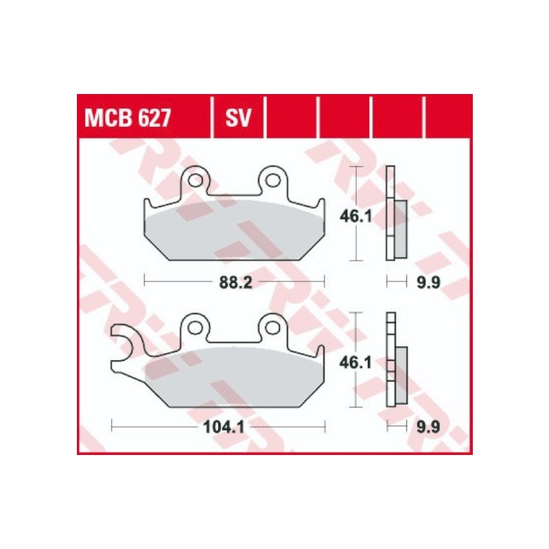 Placute Frana Fata Sinterizate TRW MCB627SV