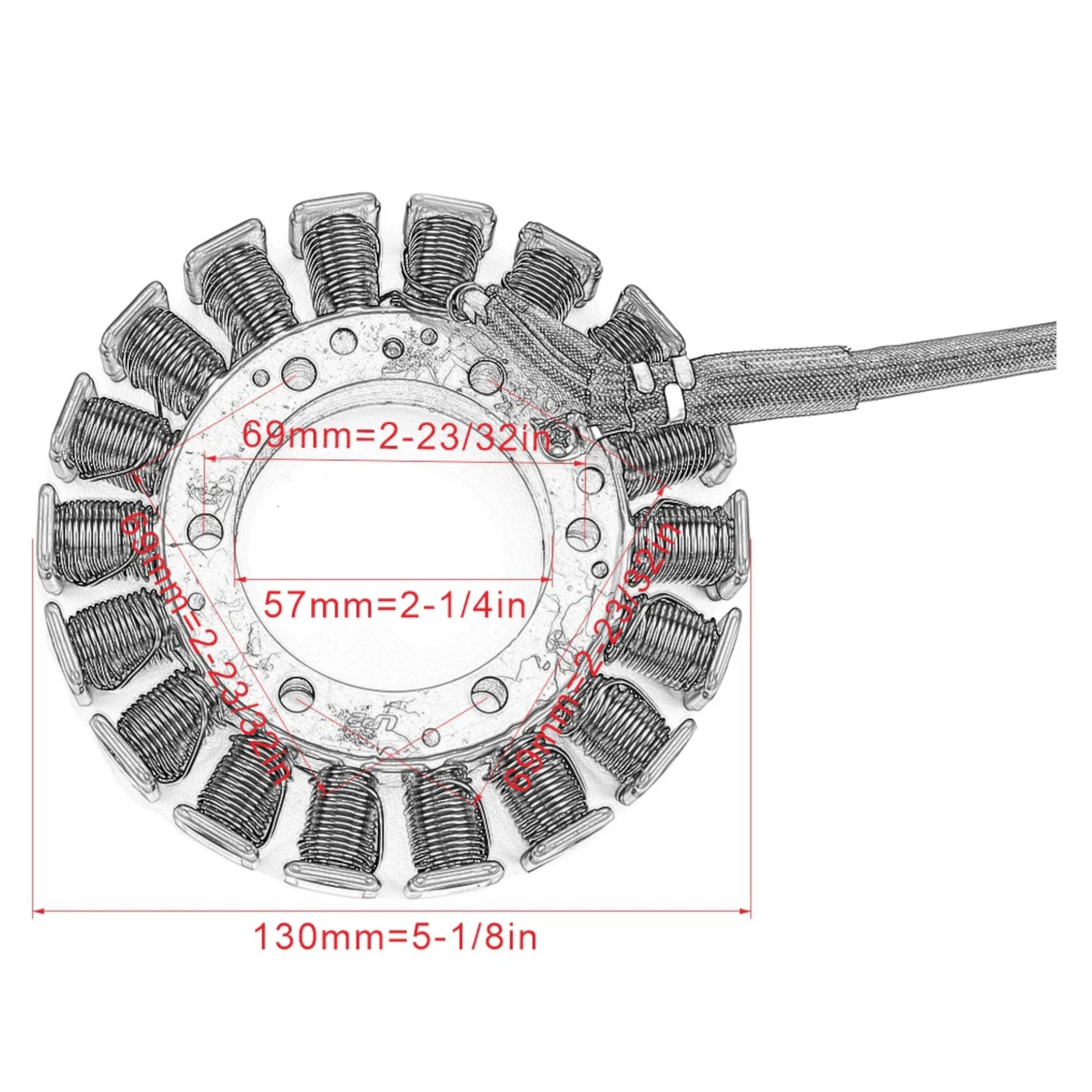 Stator Suzuki Burgman AN650 650 AN 2003 2012 Bobina A646